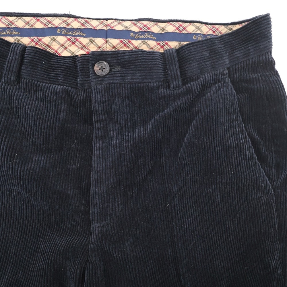 Brooks Brothers Clark Corduroy Pants Navy Blue Long Men 33x32